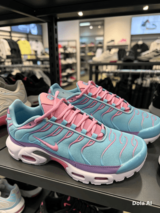 Nike tn rosa azul bebê e roxo